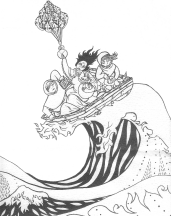 detail of the promo poster